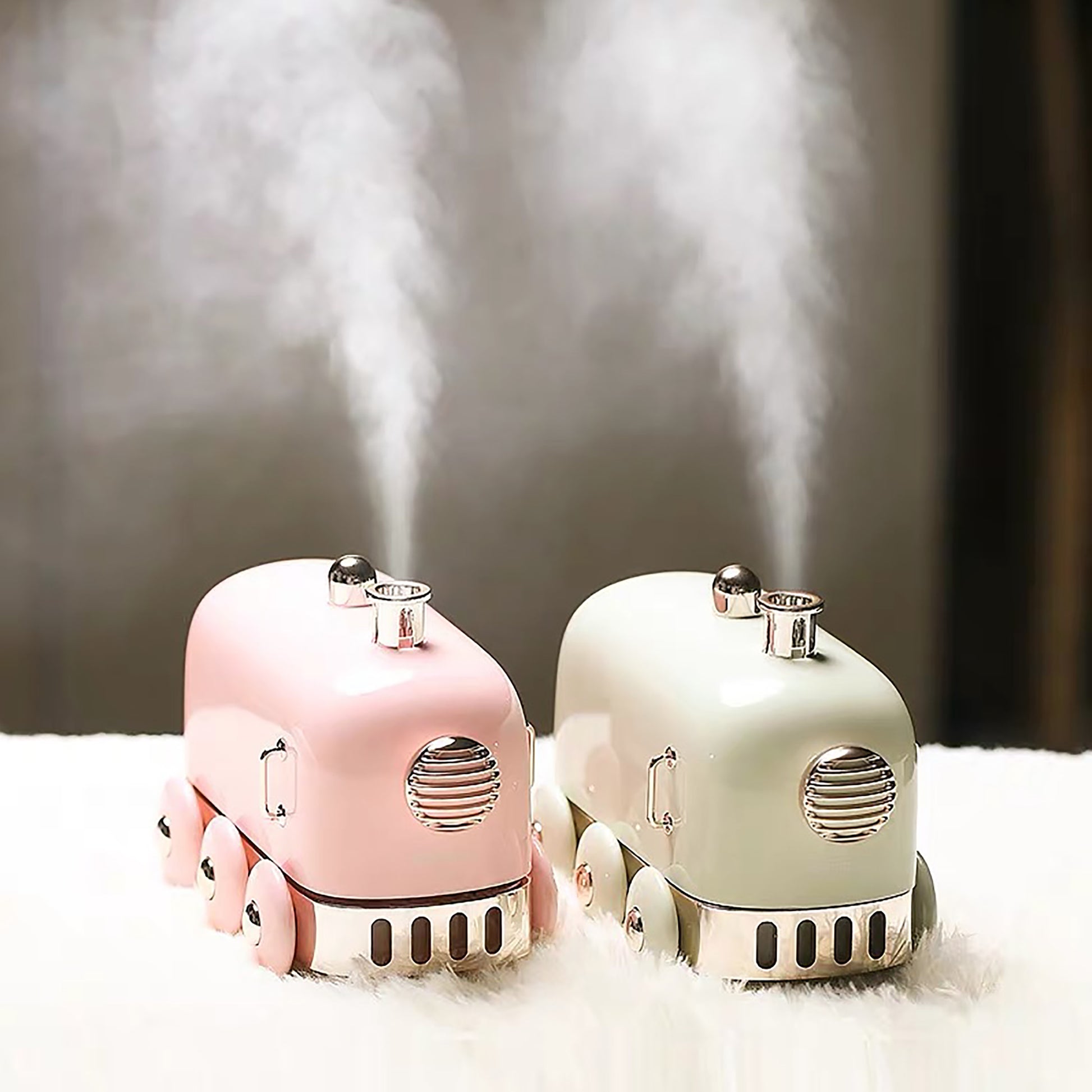 Humidificador Train. Color Verde agua. - Oma Home
