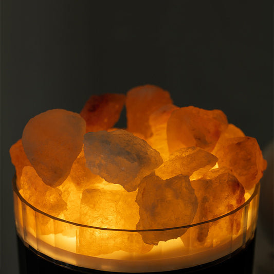 Humidificador Portátil Sal del Himalaya. Color Blanco. - Oma Home