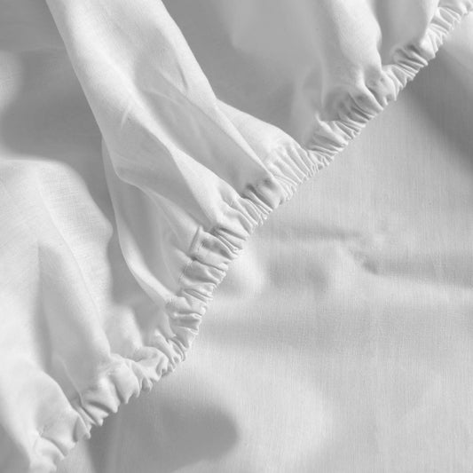 Parte inferior ajustável 100% algodão. Cor branca.