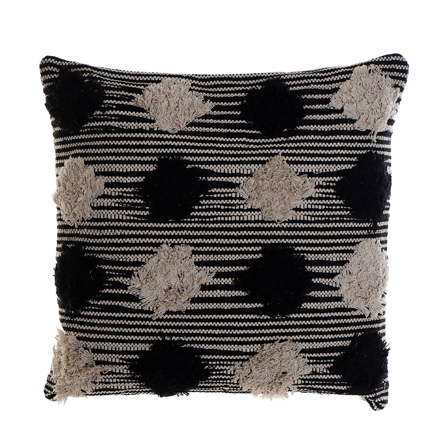 Funda de cojín étnico de rombos, 60cm x 60cm. - Oma Home