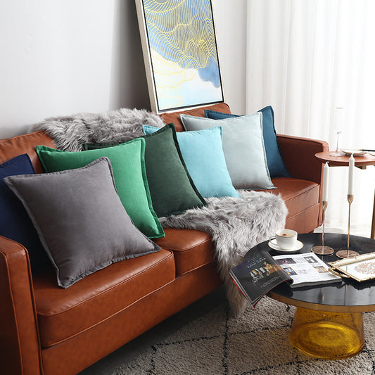 Funda de Cojín Liso. Color Blanco Roto Hueso. - Oma Home