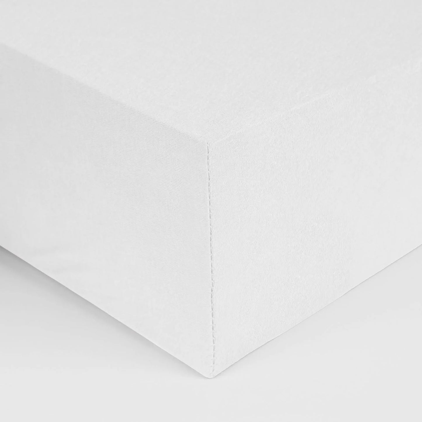 Sábana Bajera blanca 100% Algodón extra suave 180 hilos. Calidad premium.