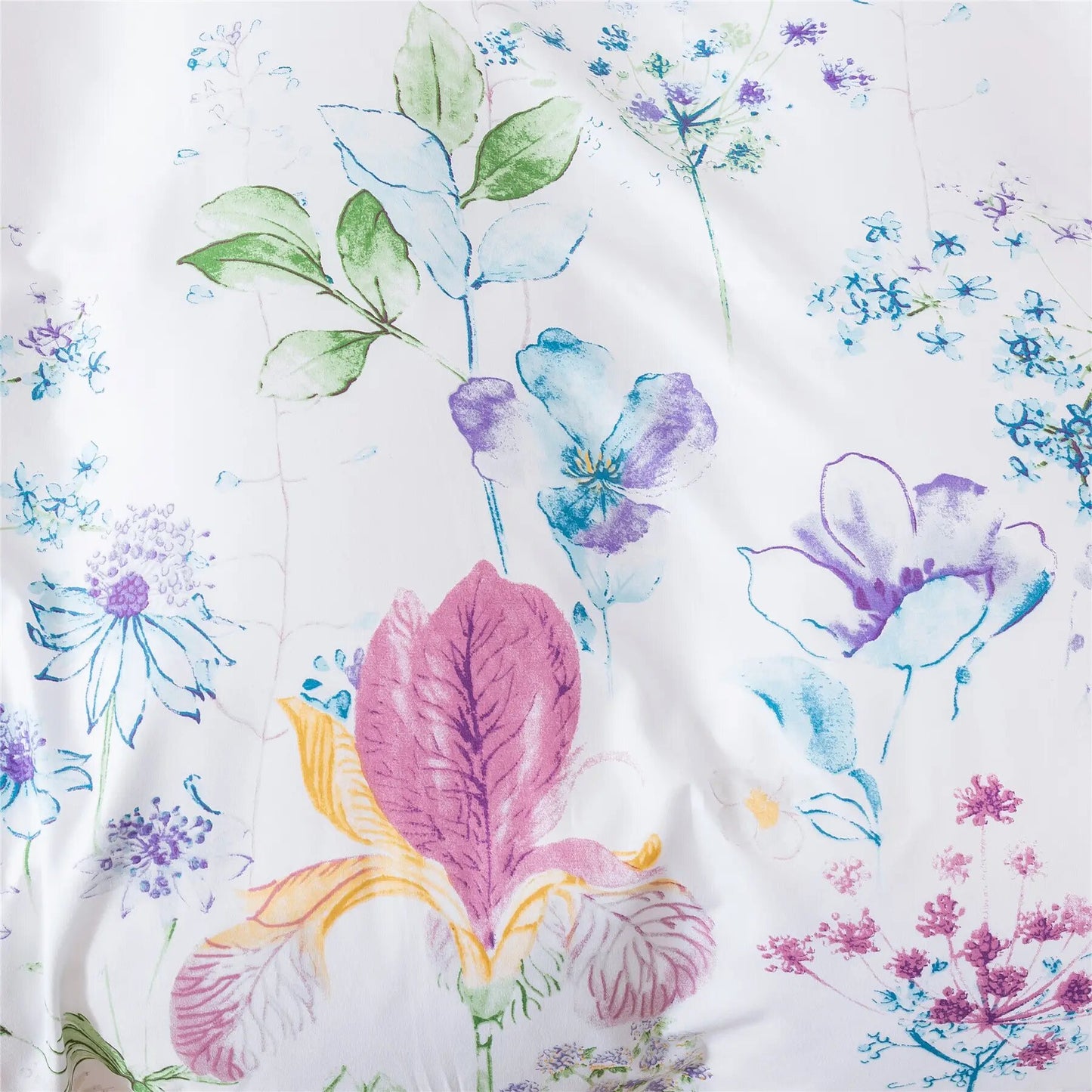 Funda Nórdica Flores Fantasia, tacto suave.