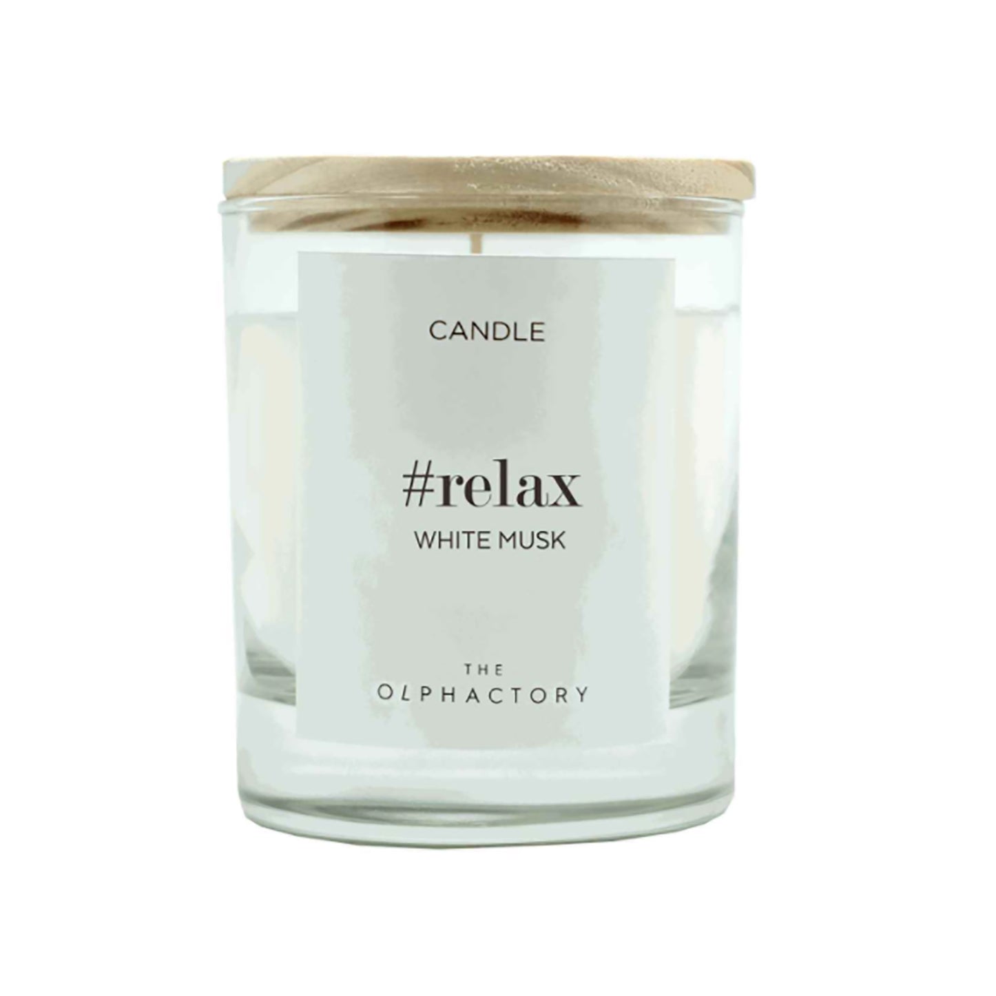 Vela vaso. RELAX, White Musk. - Oma Home