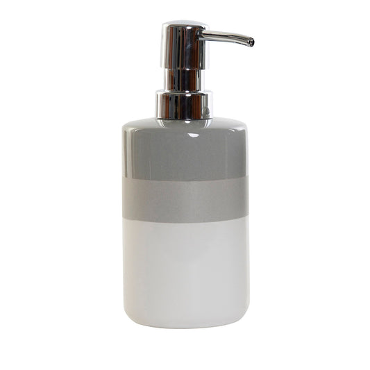 Set de baño franjas. Gris. - Oma Home