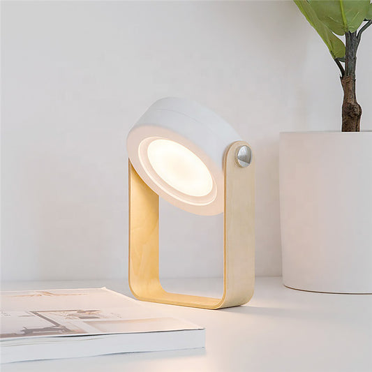 Lampara de mesa inalámbrica. Color blanco. - Oma Home