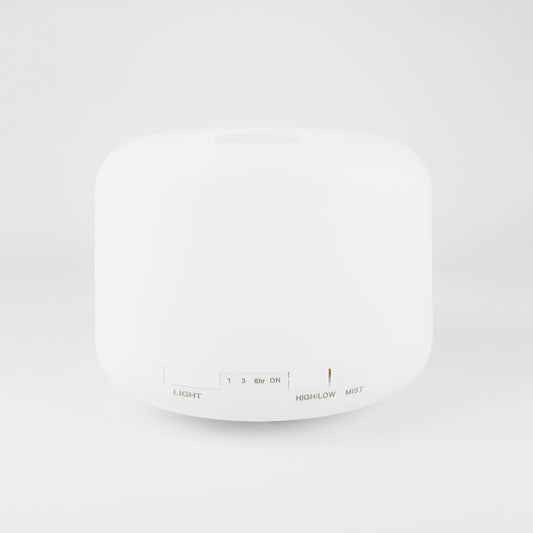 Difusor de aromas - Humidificador circular. Color blanco. - Oma Home