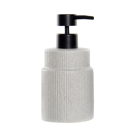 Set de baño con textura. Gris claro. - Oma Home