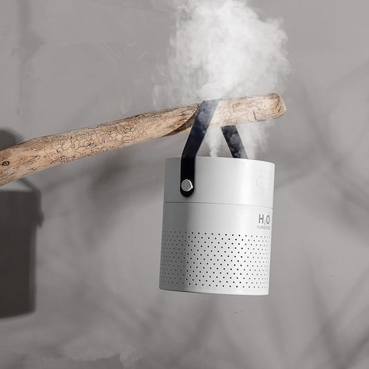 Humidificador Portátil Cylinder. Color Blanco. - Oma Home
