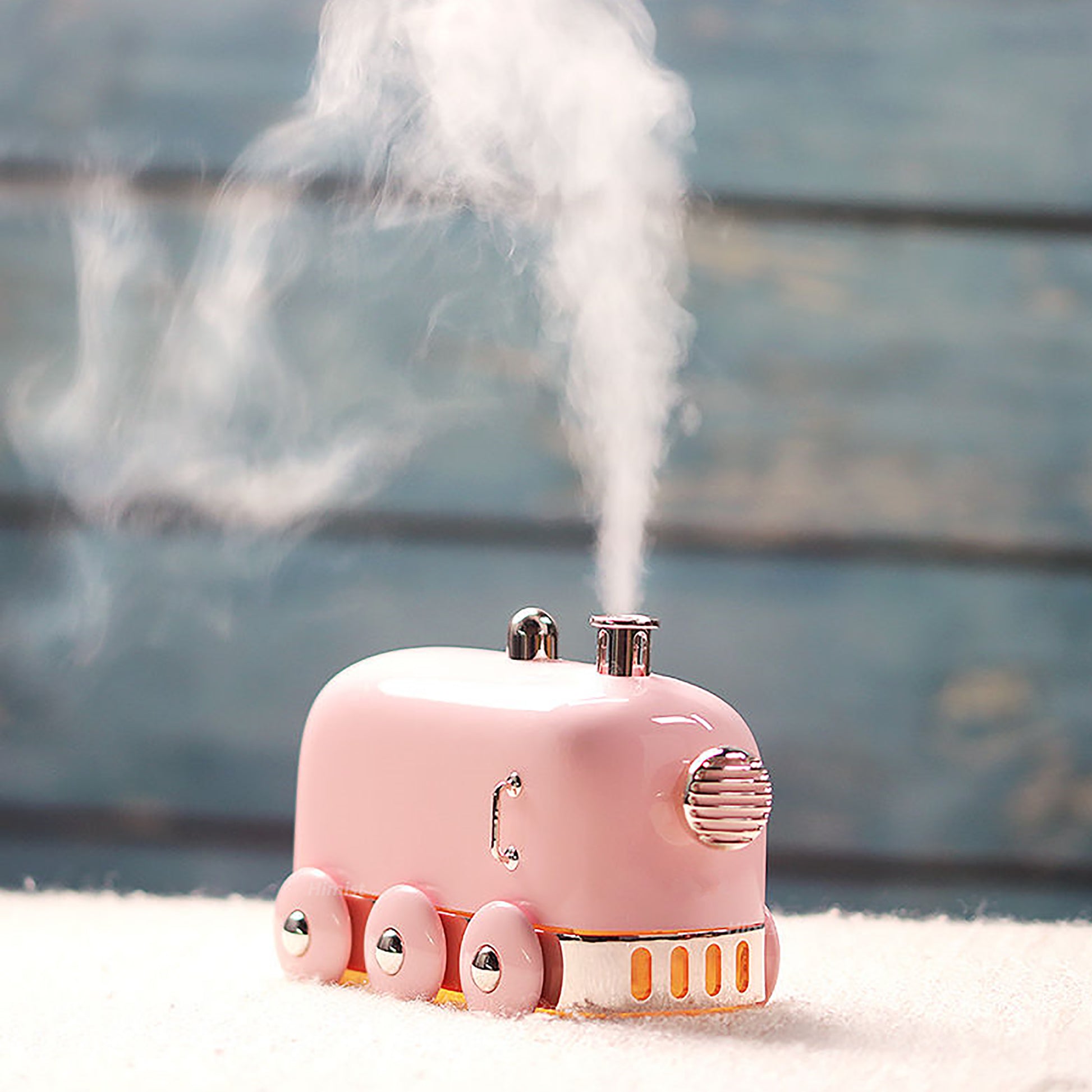 Humidificador Train. Color Rosa. - Oma Home