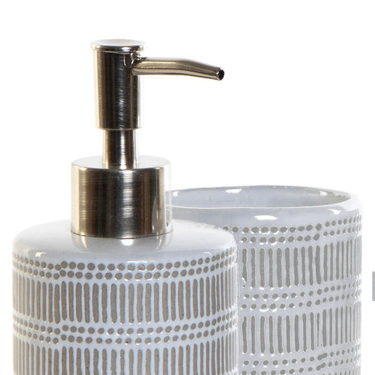 Set de baño Boho. Gris. - Oma Home
