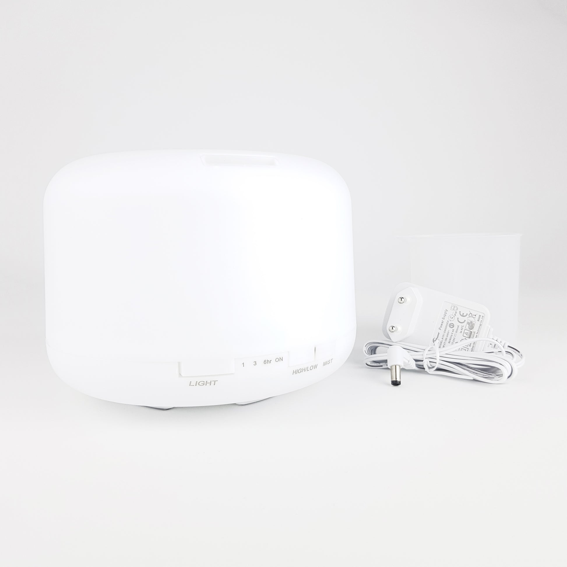 Difusor de aromas - Humidificador circular. Color blanco. - Oma Home