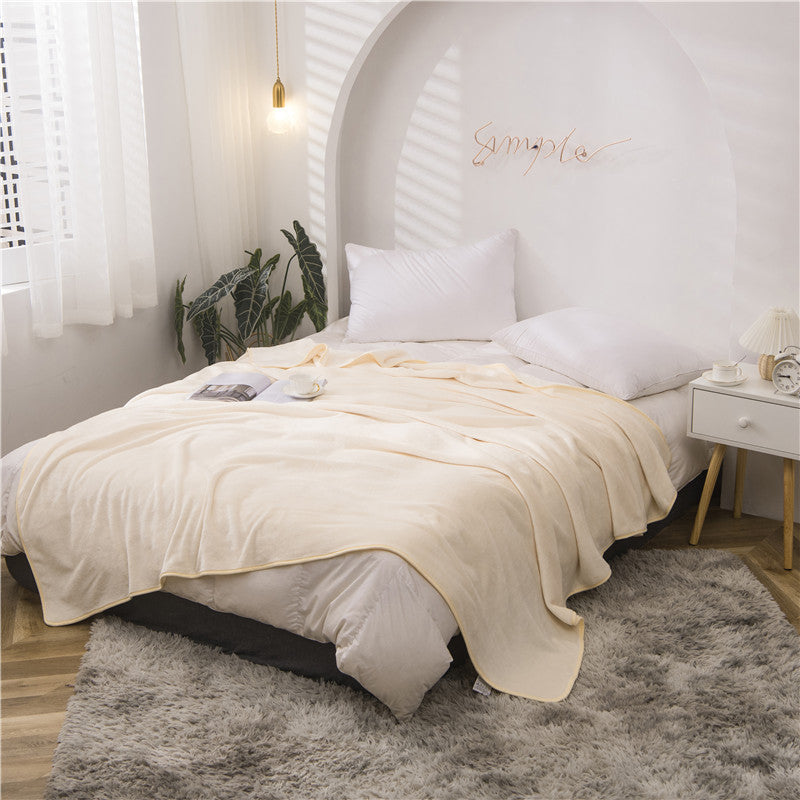Manta polar color crema. - Oma Home