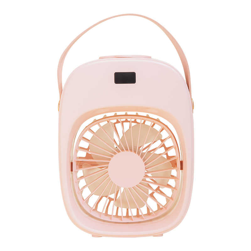 Ventilador humidificador portátil. Color rosa. - Oma Home