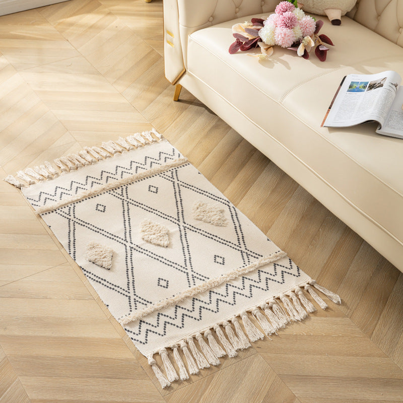 Alfombra Étnico rombos.  60 cm x 90 cm. - Oma Home