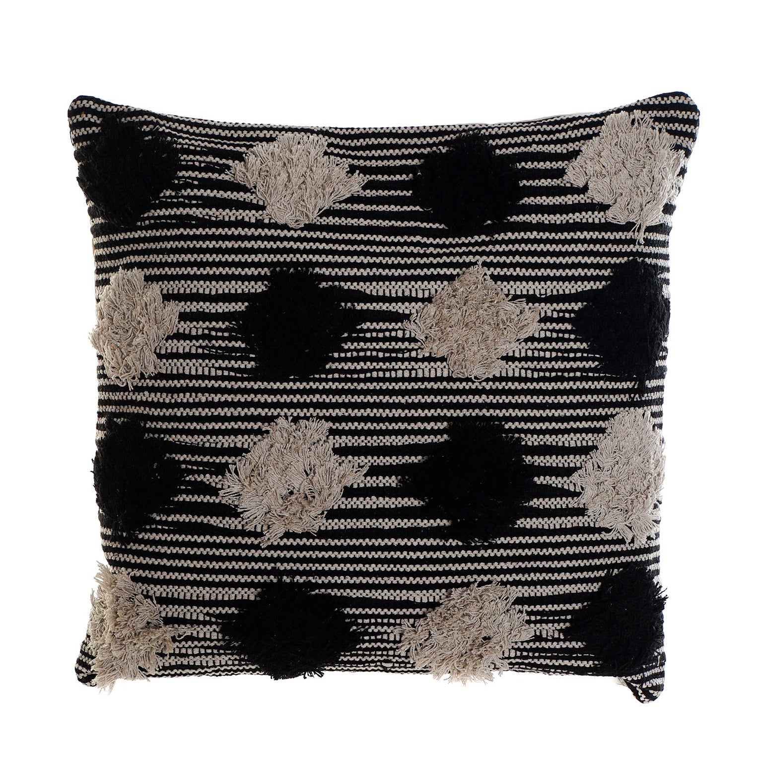 Funda de cojín étnico de rombos, 60cm x 60cm. - Oma Home