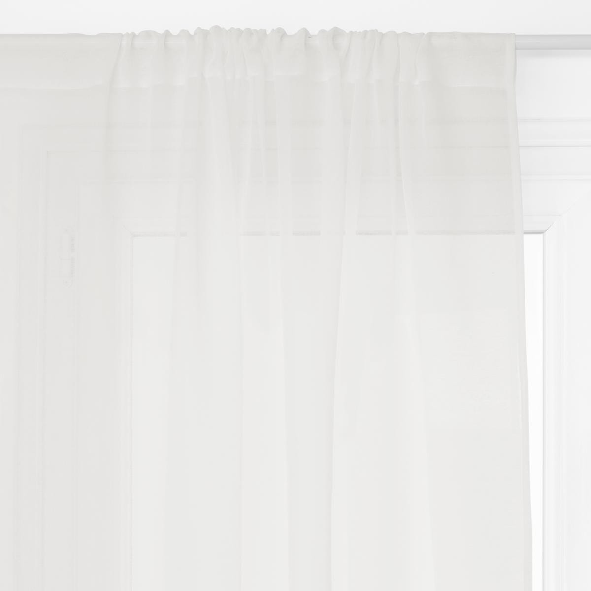 Cortina visillo de gasa blanca. 140cm x 240cm - Oma Home