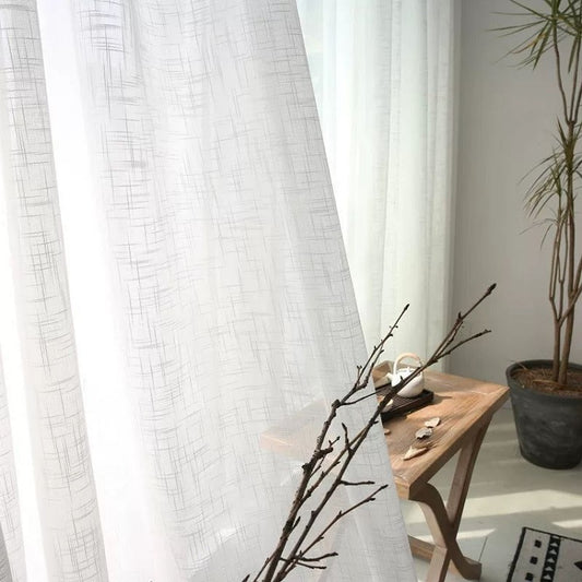 Cortina de color blanco - Oma Home