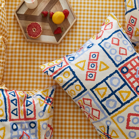 Funda de almohada con estampado, reversible. - Oma Home