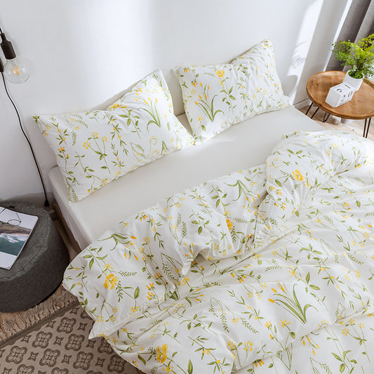 Funda de almohada con estampado de flores. - Oma Home