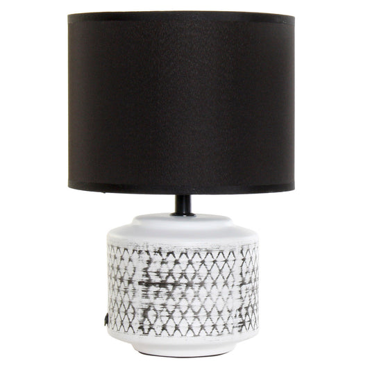 Lámpara de mesita. Pantalla color negro. - Oma Home