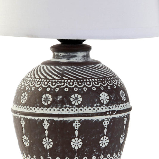 Lámpara de mesita. Pantalla color blanco. - Oma Home