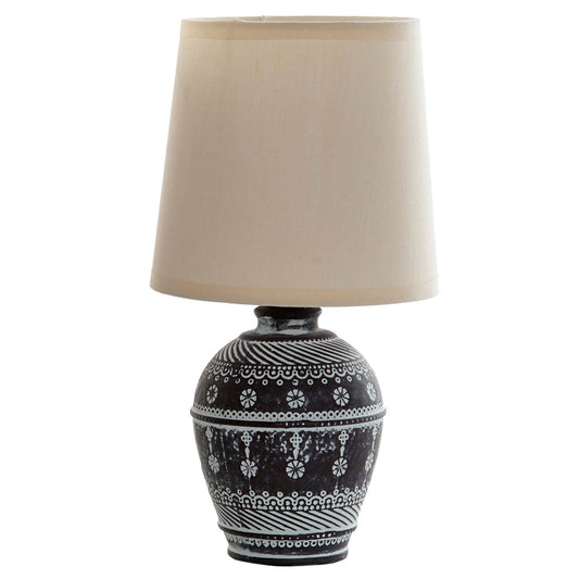 Lámpara de mesita. Pantalla beige. - Oma Home