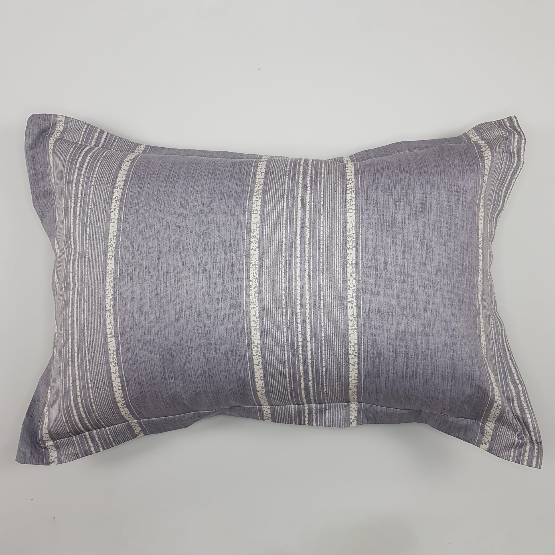 Funda de almohada con estampado de franjas, reversible. - Oma Home