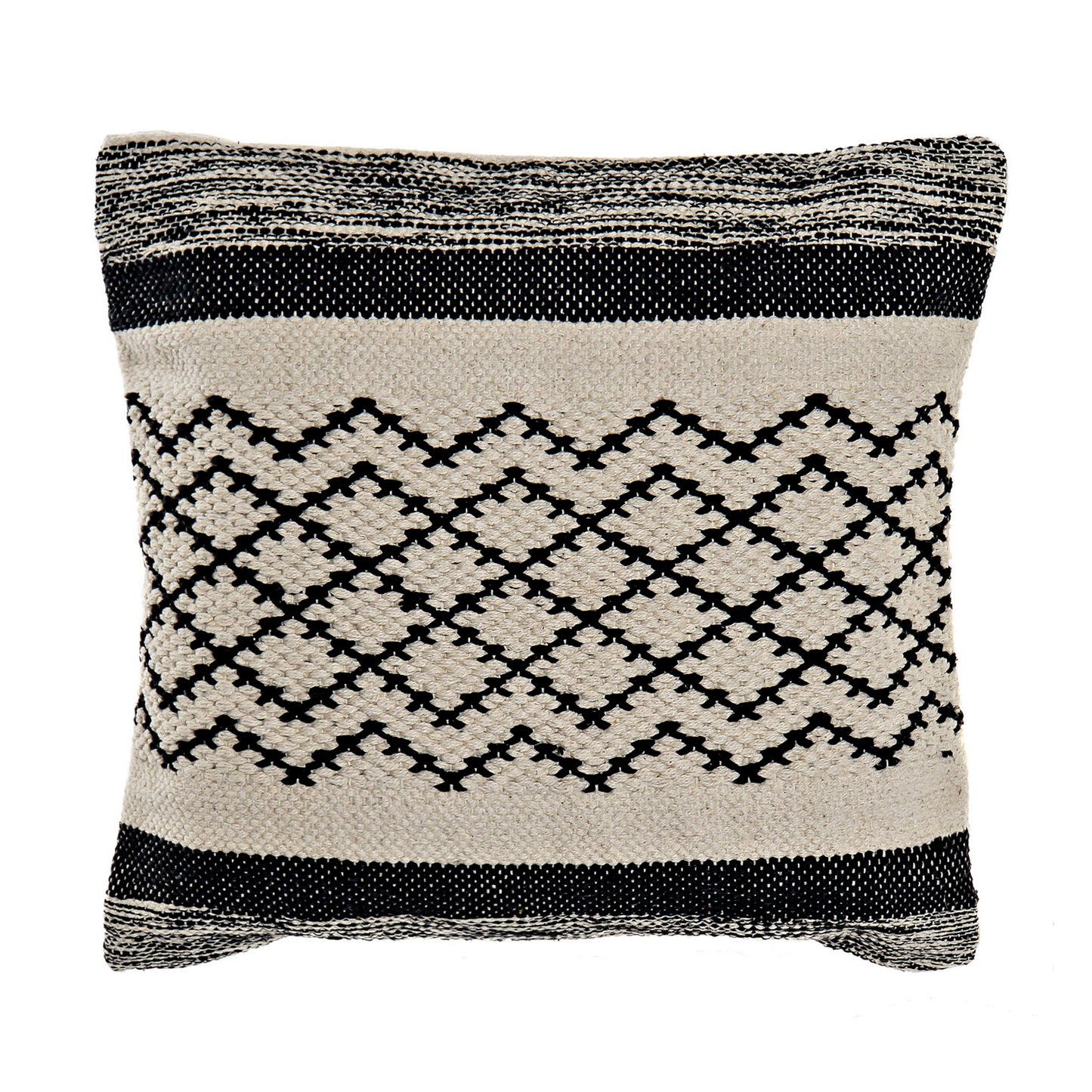 Funda de cojín diseño étnico de rombos. - Oma Home