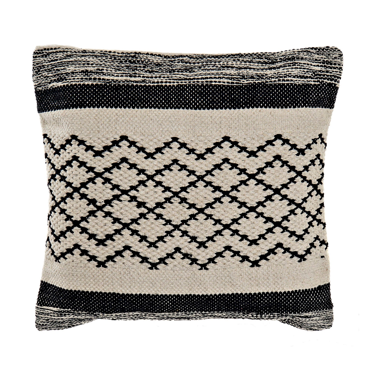 Funda de cojín diseño étnico de rombos. - Oma Home