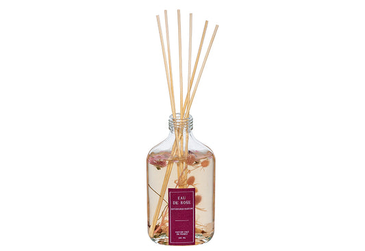 Difusor de aroma en sticks. 180 ml. Eau de Rose. - Oma Home