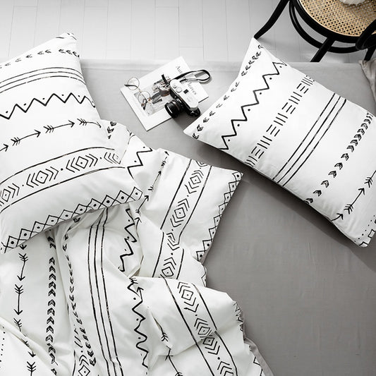 Funda de almohada con estampado étnico. - Oma Home