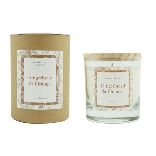 Vela vaso. Gingerbread & Orange - Oma Home