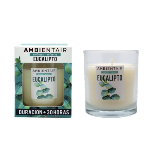 Vela vaso 30 H. Eucalipto. - Oma Home